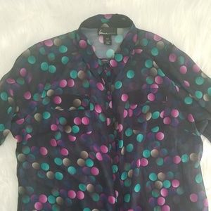 Sheer women's blouse